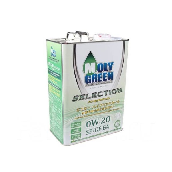 Масло моторное MolyGreen Selection 0W20 SP/GF-6A (4л.) синтетическое (бенз.)