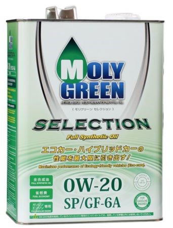 Масло моторное MolyGreen Selection 0W20 SP/GF-6A (1л.) синтетическое (бенз.)