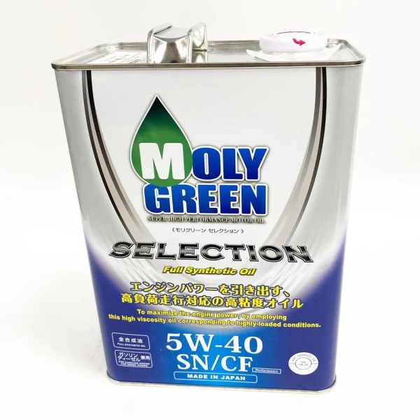 Масло моторное MolyGreen Selection 5W40 SN/CF (4л.) синтетическое (бенз., диз.)