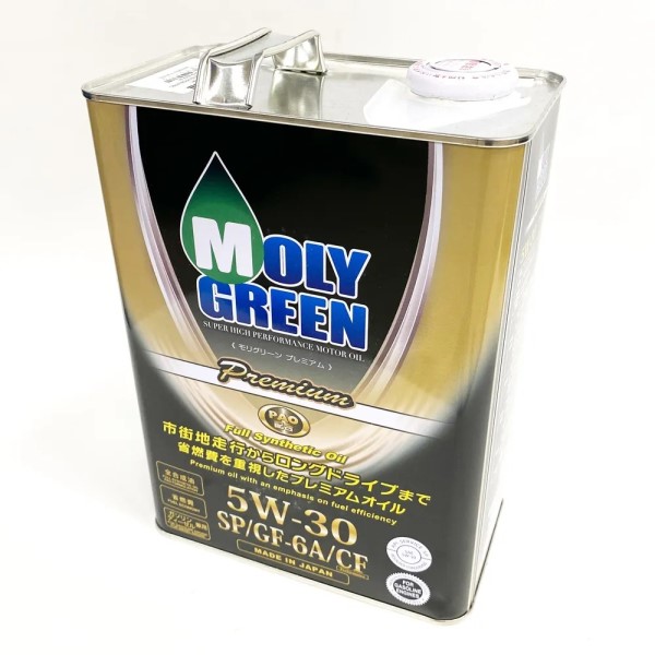 Масло моторное MolyGreen Premium 5W30 SP/GF-6A/CF (4л.) синтетическое (бенз.)