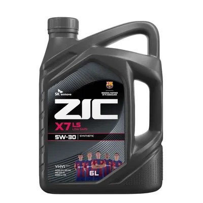 Масло моторное ZIC X7 LS 5W30 SN C3 (6л.) синтетическое (бенз., диз., газ)