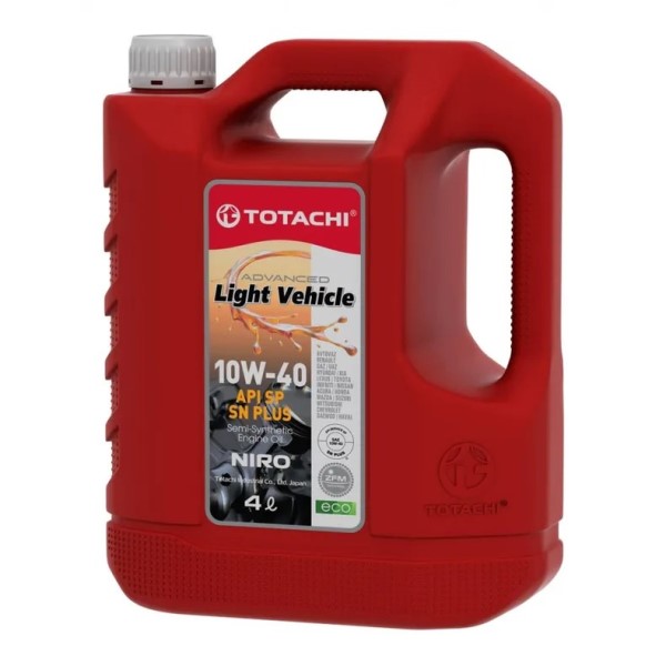 Масло моторное TOTACHI NIRO LV 10W40 SP (4л.) полусинтетическое.