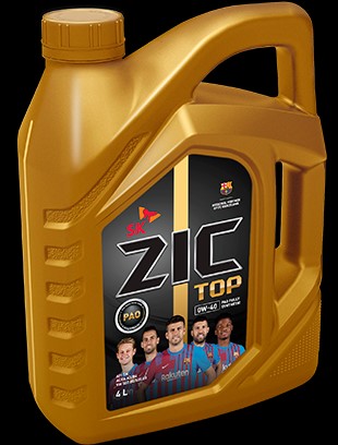 Масло моторное ZIC TOP 0W40 A3/B4 (4л.) синтетическое (бенз., диз.)