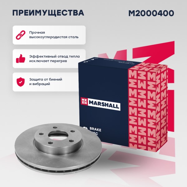 Диск тормозной передний Ford Focus II вент. (278х25)