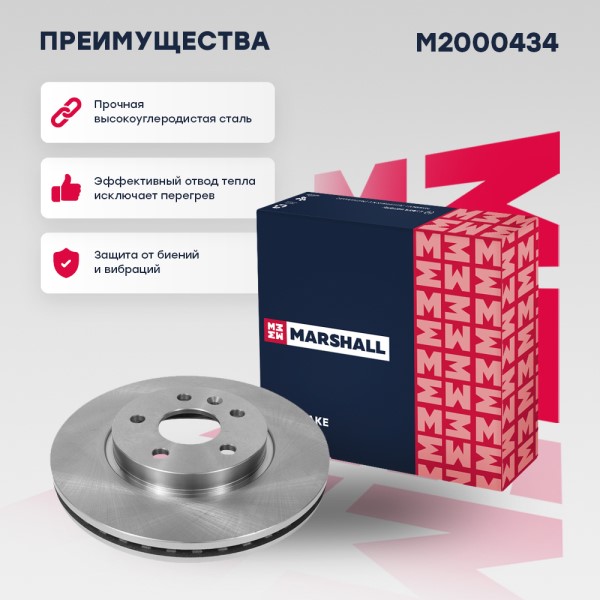 Диск тормозной передний Chevrolet Cruze Opel Astra J R15