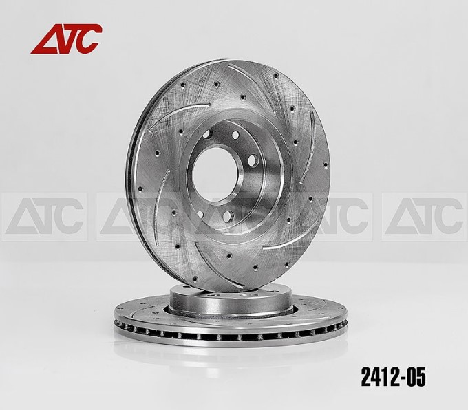 Диск тормозной передний Renault Logan Megane II Lada Largus Vesta (260х22) перфор. СПОРТ (2 шт)