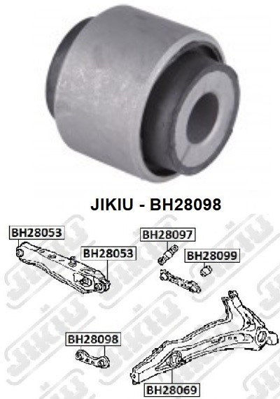 Сайлентблок перед. Honda Civic IV-VI 1.3-1.6 )01 / CR-V I 2.0 97-01 попереч.