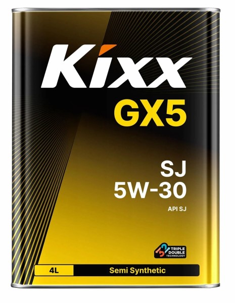 Масло моторное Kixx GX5 5W30 SJ (4л.) полусинтетическое. (бенз.)