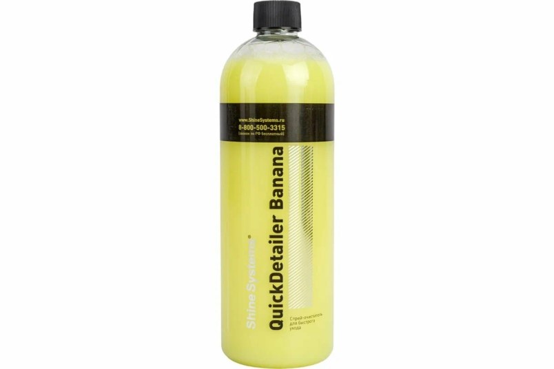 Очиститель пластика и винила 750 мл  QuickDetailer Banana  Банан