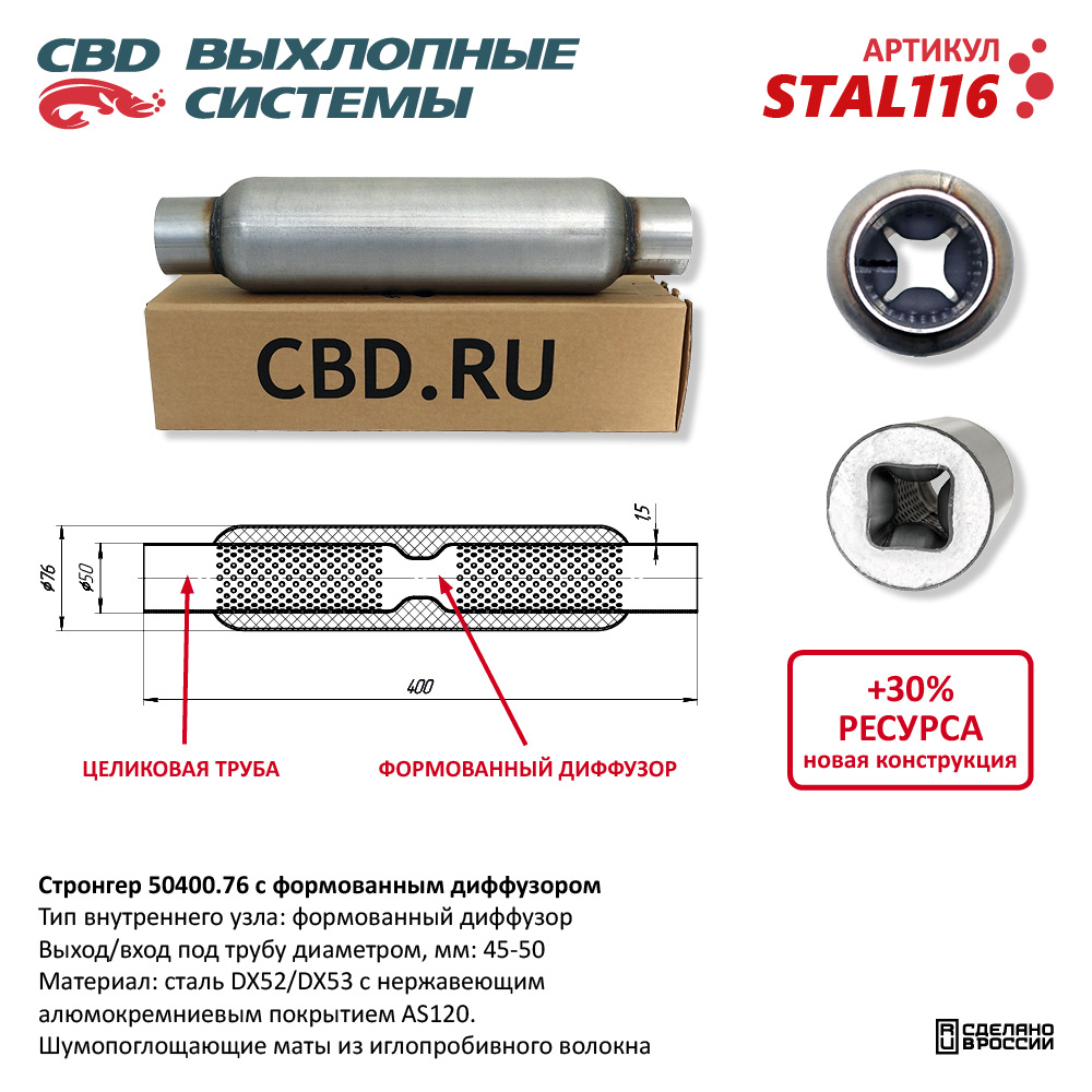 Стронгер 50400.76 с перфорированным диффузором