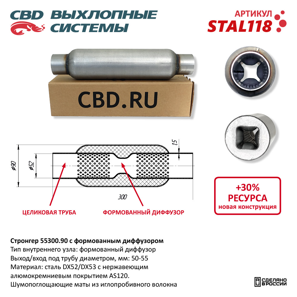 Стронгер 55300.90 с перфорированным диффузором