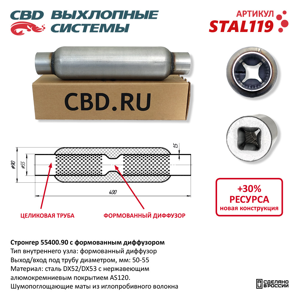 Стронгер 55400.90 с перфорированным диффузором