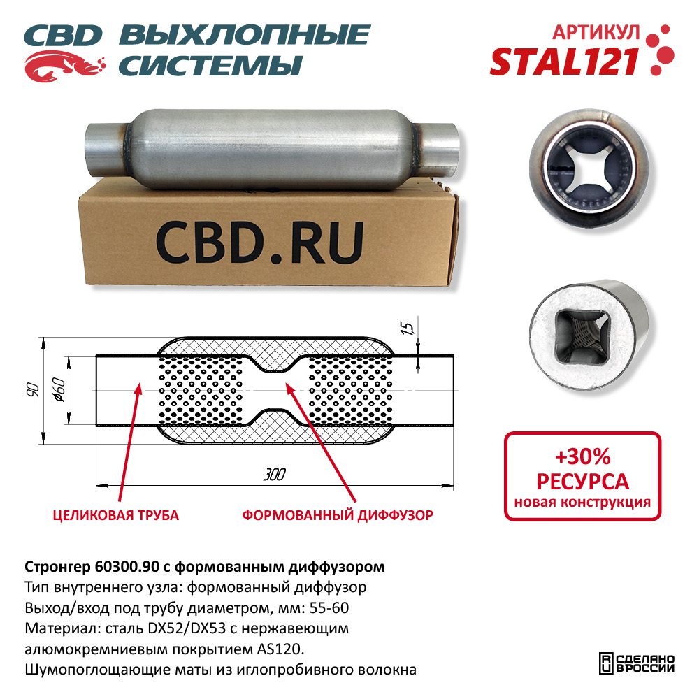 Стронгер 60300.90 с перфорированным диффузором