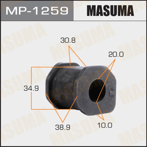 Втулка стабилизатора Mitsubishi Pajero Sport I с 1998 г. L200(K6/K7) с 1996-2005 г. d=20mm