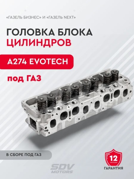 Головка блока /Г-3302 NEXT дв. EvoTech 2.7/ ГБО газ-бенз.