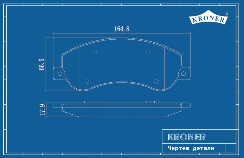 Колодка торм. Ford Transit перед. 115/140/155 л.с