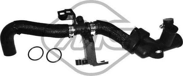 Патрубок радиатора Citroen C4 C5 Pegout 206-407 1.6 hdi