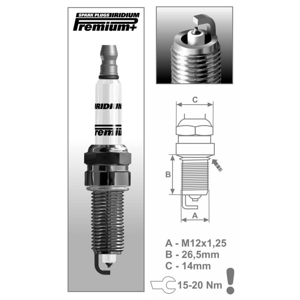 Свечи иридиевые IRIDIUM Premium P11 MR14YIR (1708)