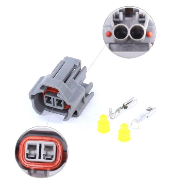 Разъем 6189-0060 2-х контактный форсунок Denso для автомобилей марки Toyota Subaru