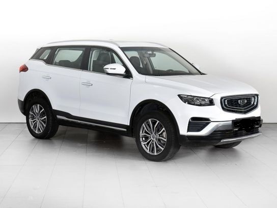 Стекло лобовое Geely Atlas с 2018 до 2022 г. с полосой/под датчик дождя (шелкография)