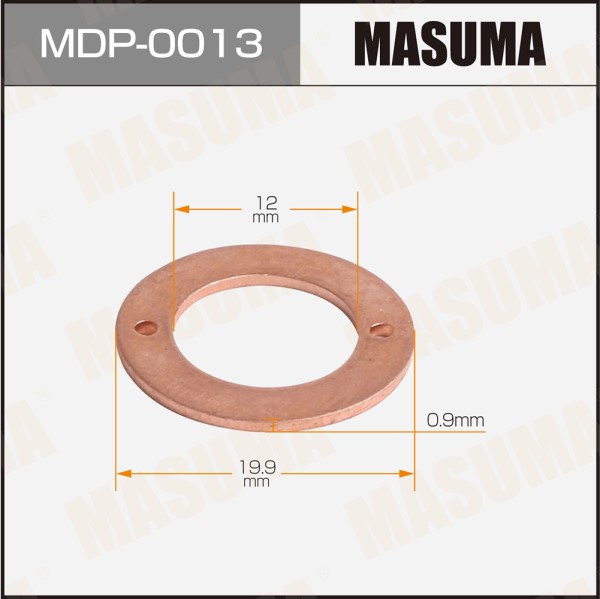Шайба для форсунок Masuma (медь) 12х19.9х0.9 Nissan