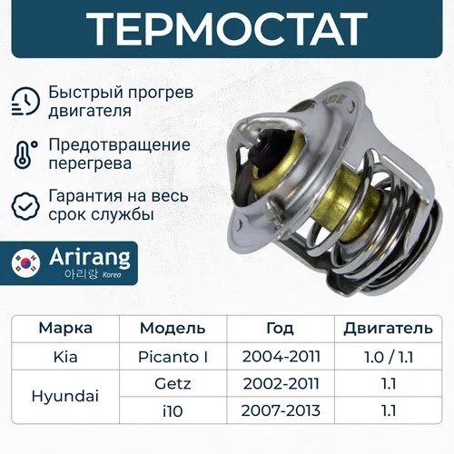 Термостат Hyundai Getz Kia Picanto (элемент)