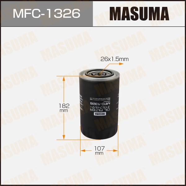 Фильтр масляный Mitsubishi Pajero Hyundai HD65 HD72 HD78