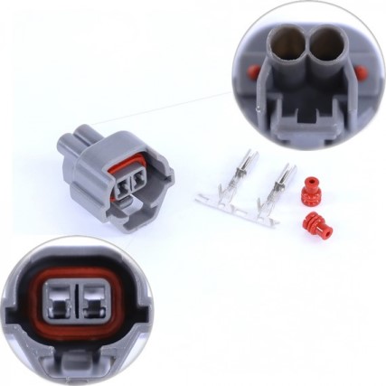 Разъем 6189-0670 2-х контактный к форсунке Bosch 0280158013 /Lada Vesta Sport/