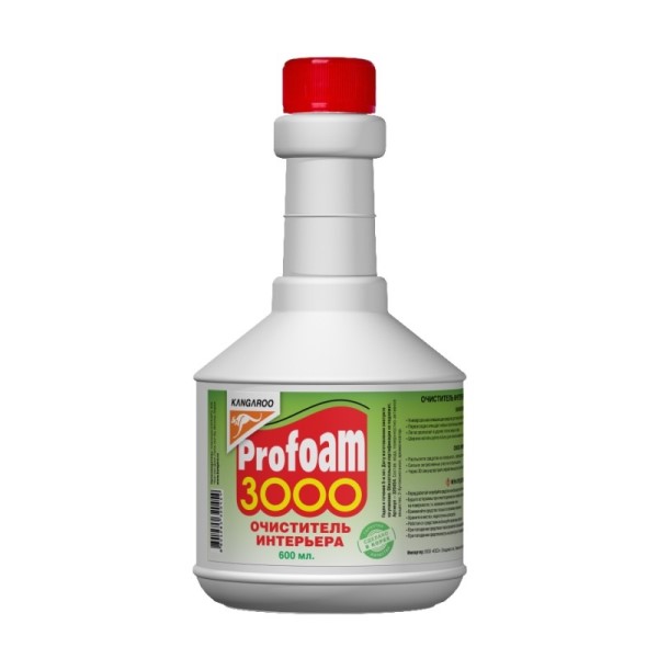 Очиститель обивки салона велюра и ковров 600 мл  ProFoam 3000  (сменный блок)