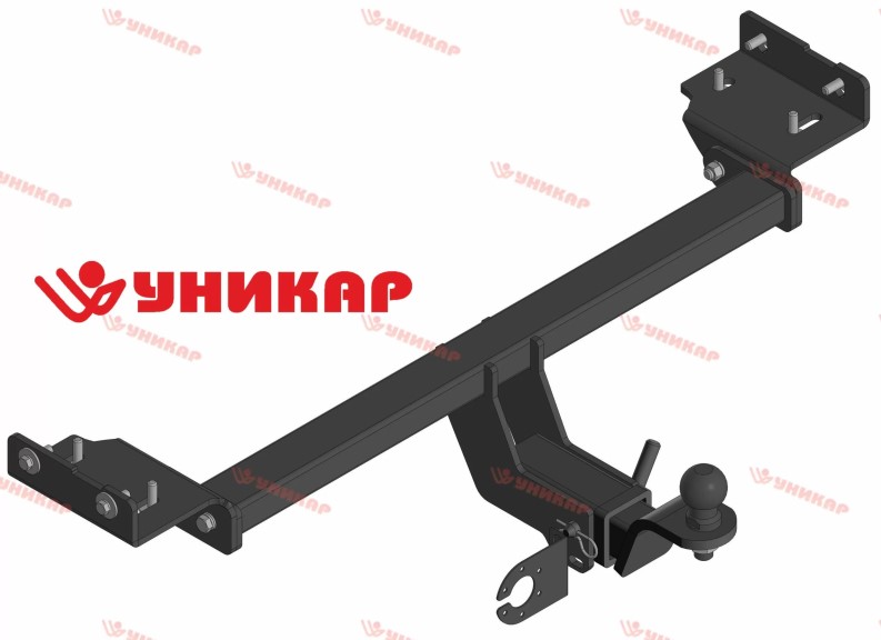 Фаркоп Kia Sportage III с 2010 г., Hyundai IX35 с 2010-2015 г. (без электрики) под квадратное дышло