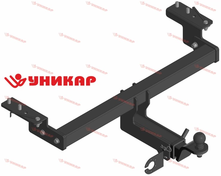 Фаркоп Haval H3 с 2024 г. (без электрики) под квадратное дышло