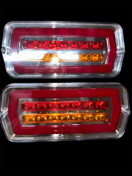 Фонарь задний /УАЗ/ с/о LED с бегающ. поворотником (к-т 2шт)