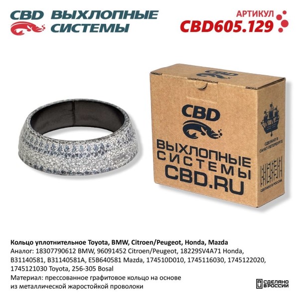 Кольцо глушителя BMW
