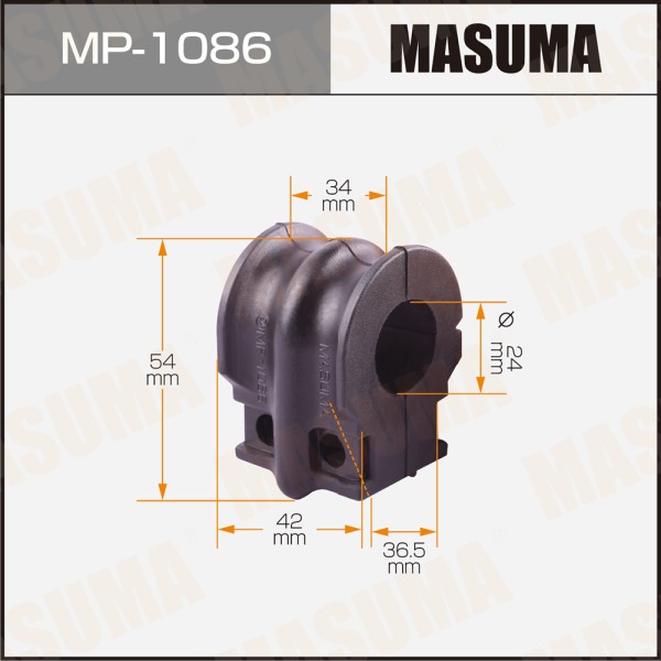 Втулка стабилизатора Nissan Teana Murano перед. d=24 mm