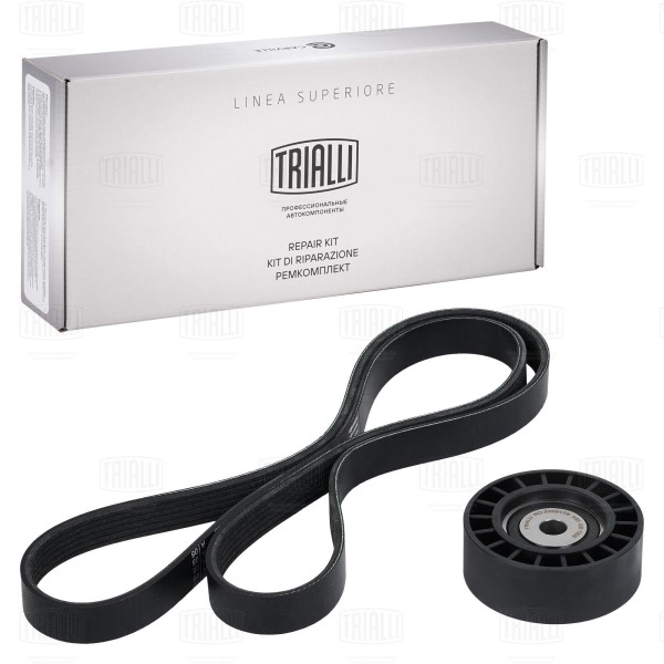 Ремень генератора + ролик /Г-3302 дв. 406, EvoTech 2.7/ 6PK1370 с ГУР