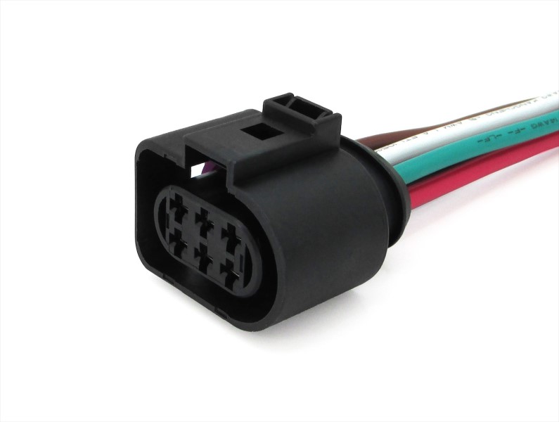 Разъем 1J0973733 (6pin) 6 контактов датчика кислорода для Audi, Hyundai, Kia, Seat, Skoda, Volkswagen