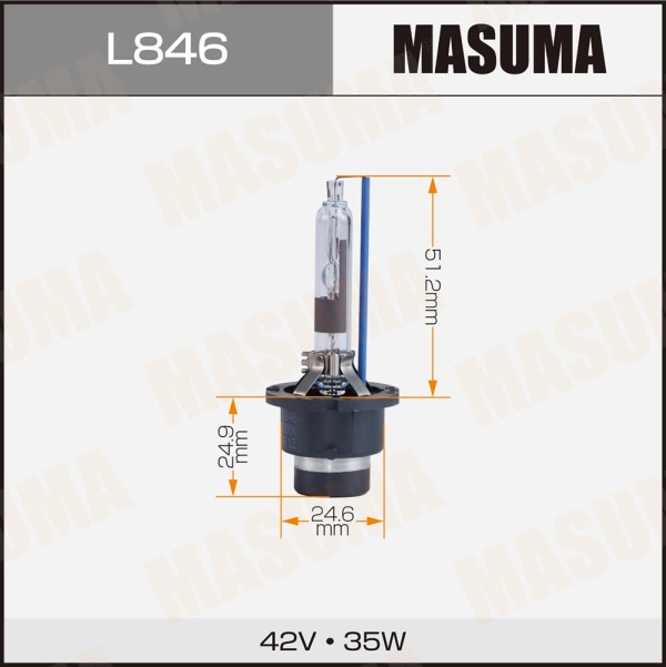 Лампа ксенон D4R 6000K 12V 35W P32d-2
