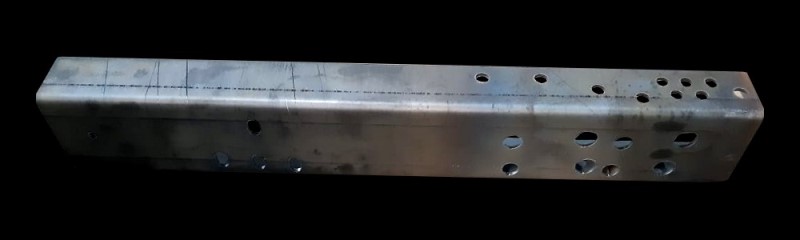Усилитель рамы /Г-3302/ задн. кронш. амортизатора №4 правый 730 мм (4мм)