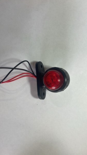 Фонарь габаритов красный/белый светод. 12-24V (мини)