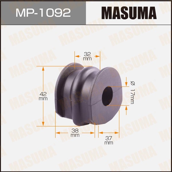 Втулка стабилизатора Nissan Qashqai Nissan X-Trail T31 2.0 задн. d=17 mm