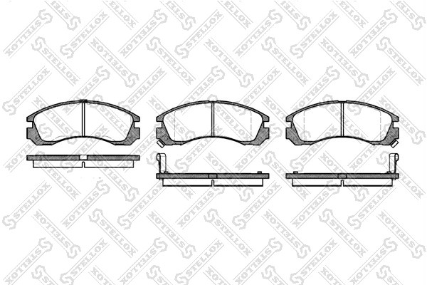 Колодка торм. Mitsubishi Lancer VI Pajero II/III перед.
