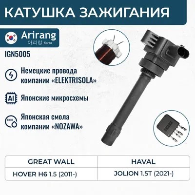Модуль зажигания Haval Jolion (21-) 1.5T /наконечник/