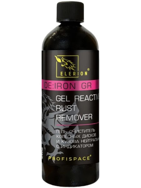 Очиститель дисков 750 мл (гель)   GEL REACTIVE RUST REMORVER  нейтральный с индикатором (с триггером)
