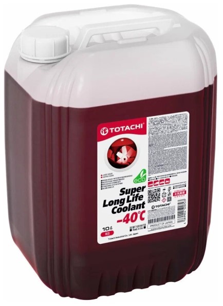 Антифриз TOTACHI Super LLC G-12 -35C (10 кг.) красный
