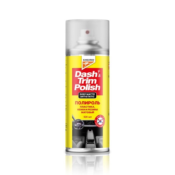 Полироль пластика и резины 520 мл матовый  Dash&Trim Polish Deep Matte  (аэрозоль)