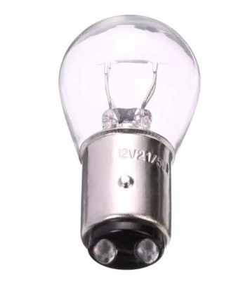 Лампа 2-конт. 24V P21/5W S25 со смещен. цок. по высоте BAY15d