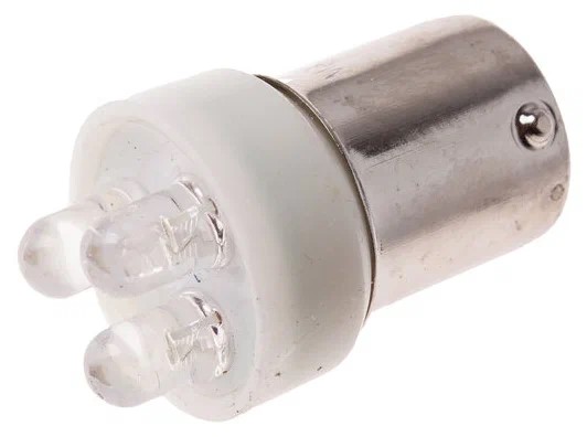 Лампа 1-конт. 24V P21W S25 3 LED с цок. BA15s