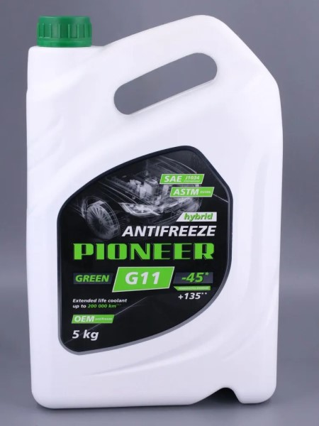Антифриз  PIONEER  G-11 -40С (5 кг.) зеленый