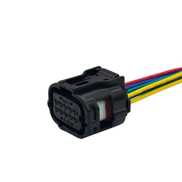 Разъем 9098012380 (10pin) 10 конт к жгуту заднего LH фонаря Haval; датчику слепых зон BSM, к насосу адсорбера Toyota Lex