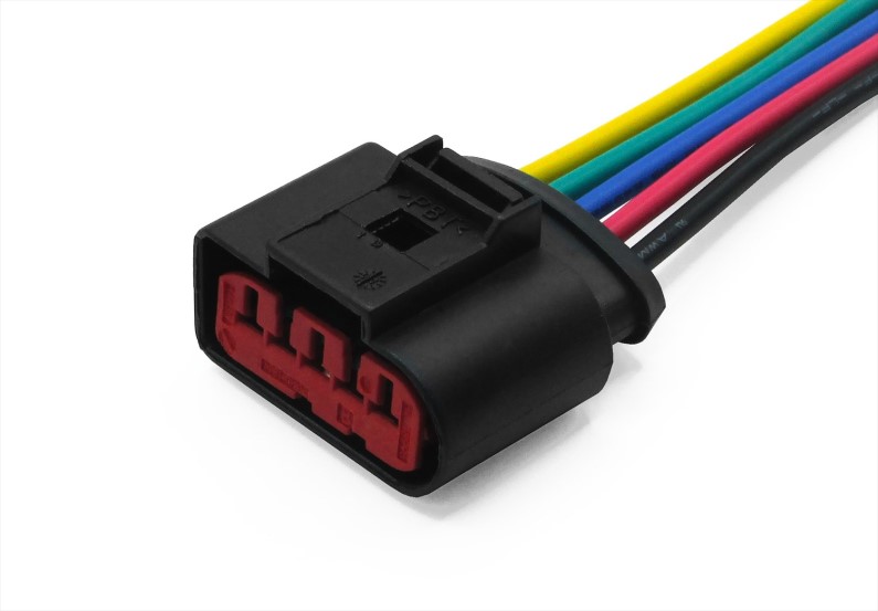 Разъем 1J0973775A (5pin) 5 контактов датчика массового расхода воздуха для Audi, Ford, Seat, Skoda, Volkswagen.